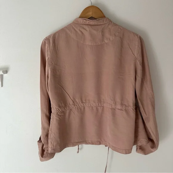 Sanctuary Utility Jacket Womens Small Pink Lightweight Button Front - Picture 8 of 8